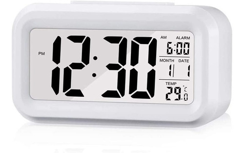 Imagen 1 de 5 de Reloj Despertador Digital Con Pantalla Lcd