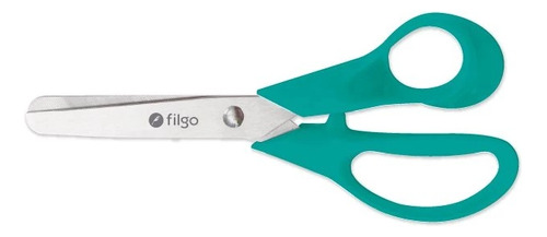 Tijera Escolar Filgo Pinto 3d 12cm Punta Redondeada Caja X24