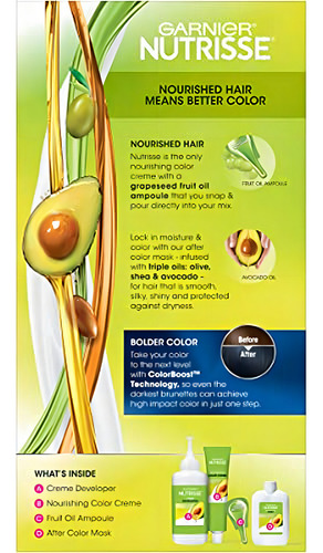 Tinte Para El Cabello Garnier Nutrisse Ultra Color In1 Dark