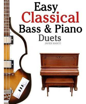 Libro Easy Classical Bass & Piano Duets - Marc
