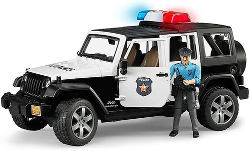 Coche De Policía Jeep Rubicon Con Policía