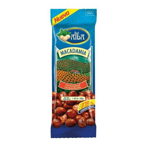 Del Alba Macadamia Caramelizada X 30gr