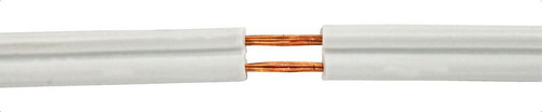 Cabo Polarizado Externo Áudio 2x0.20 - Branco 40 Mt