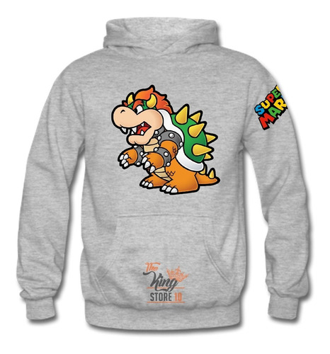 Poleron, Bowser, Mario Bros, Nintendo, Gamer, Peaches, Xxxl / Kingstore10