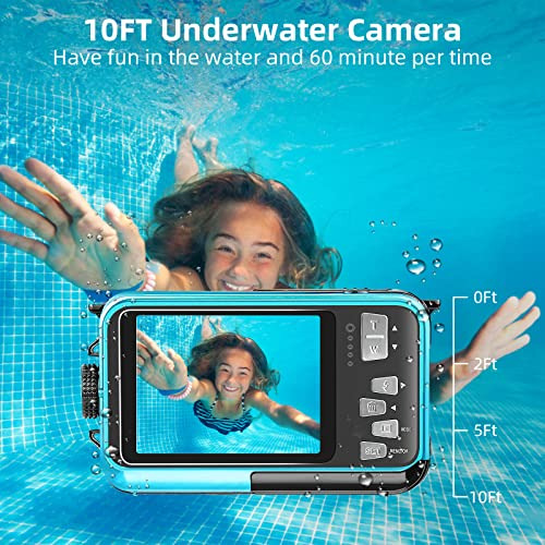 Cámara Digital Impermeable, Cámara Subacuática Para Bucear,