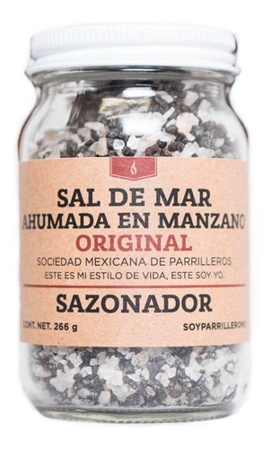 Sal De Mar Ahumada En Leña De Manzano Original Smp