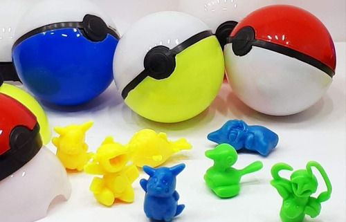 10 Pokebolas Más 10 Sticker Pokémon Souvenir