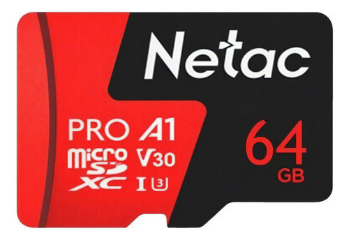 Cartão Memória Netac Micro Sdxc 64gb Extreme Pro