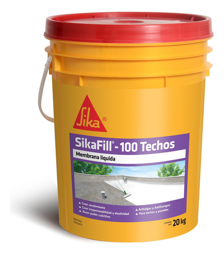 Membrana Líquida Sika Sikafill - 100 Techos 20kg - Terracota