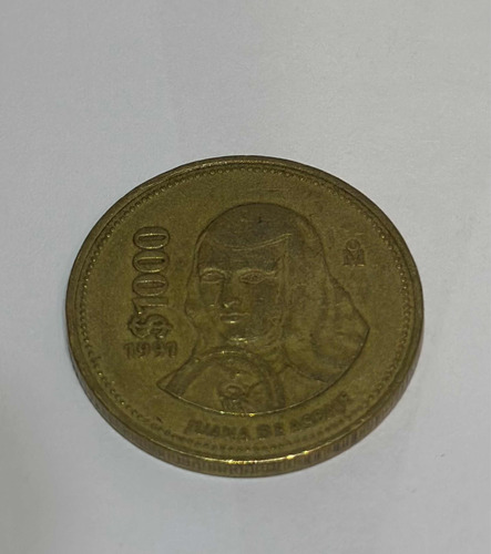 Moneda Antigua De 1000 Pesos 1991