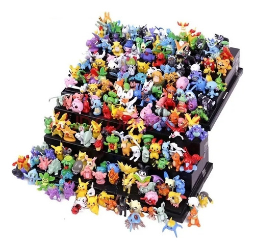 Pokemon Set De Coleccion 144 Figuras Juguete Pikachu Anime