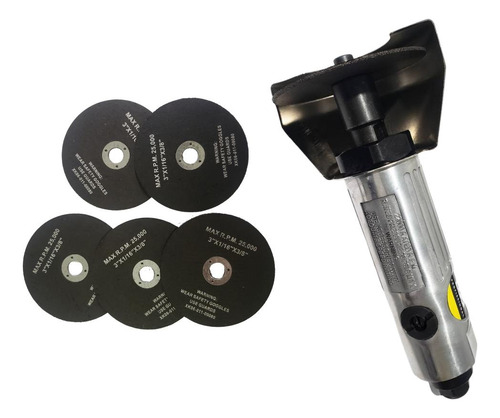 Cortador Lateral Pneumático 3 Pol. + 5 Disco Corte