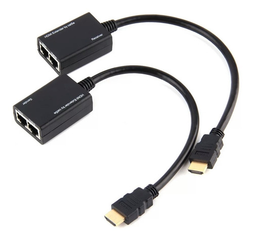 Hdmi Extender Utp Rj45 Cat5e Cat6 1080p 3d