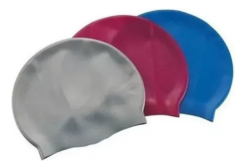 Gorro Natación Silicona Resistente Durable Piscinas Rf St-2