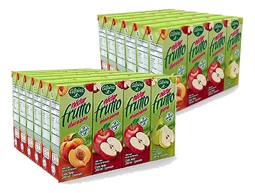 2 Alpina Frutto Nectar Jugos Surtidos 200ml X 24