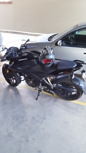 Imagen 2 de 15 de Bajaj Rouser Ns 200 Con Cubiertas Diablo Rosso 2 Importadas