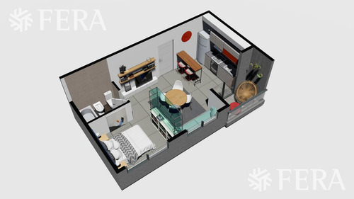 Venta De Departamento 1 Ambiente Con Balcón En Wilde