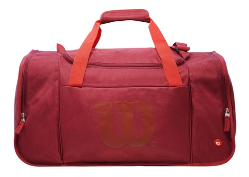 Bolso Wilson Deportivo Viaje Urbano Gym Bolsillo Reforzado Color Azul Talle Universal