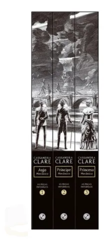 3 Livros Box Coleção As Peças Infernais de Cassandra Clare Edição de Colecionador Editora Galera