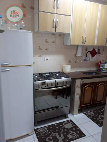 Apartamento Com 1 Dormitório À Venda, 48 M² Por R$ 225.000,00 - Vila Guilhermina - Praia Grande/sp - Ap5376