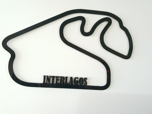 Quadro Autódromo Interlagos Brasil Decorativo Acrílico 