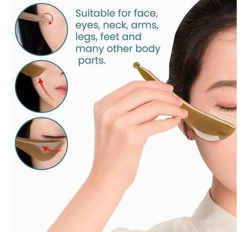 Tabla Raspadora De Cuerno Natural Tabla Gua Sha Spa Ferram