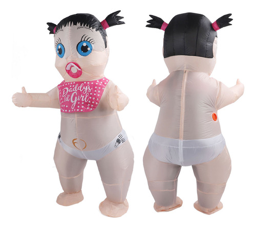 Inflatable Baby Costume Boo Boo Girl Blow Up Adult For