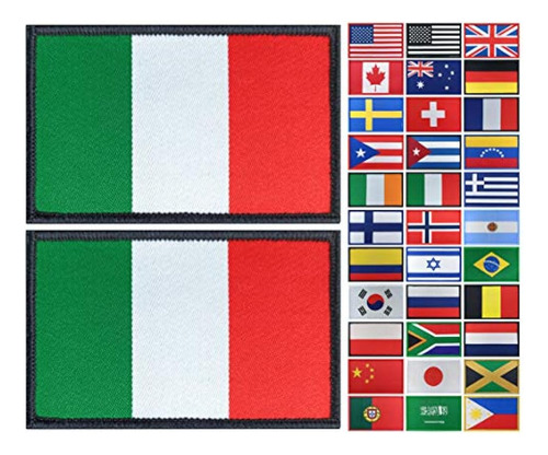Parche De Velcro - Jbcd - Bandera Italia