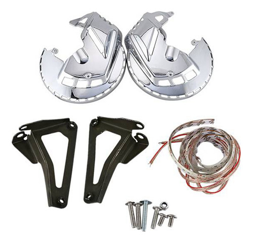 Fundas De Disco De Freno Led Rojo Para Goldwing Gl1800 2001