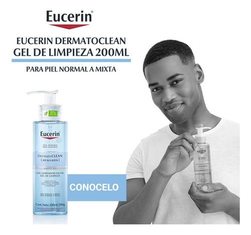 Eucerin Dermatoclean Hyaluron Gel De Limpieza Facial