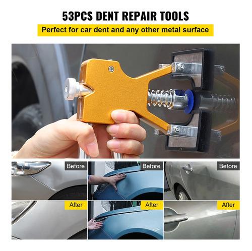 Kit 53 Pcs Extractor Reparación De Abolladuras Sin Pintura