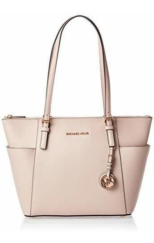 Cartera Original Michael Kors Grande Modelo Jet Set - Rosa