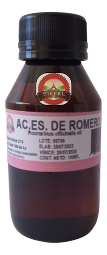 Aceite Esencial De Romero 100cc Aromaterapia