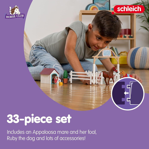 Set De Juego Schleich Horse Club 20 Piezas Caballos Y