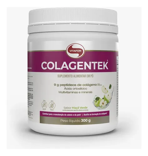 Colagentek Maçã Verde 300g Vitafor