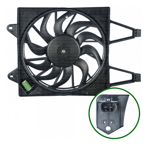 Eletroventilador Fiat Uno Palio Mobi Mq0807