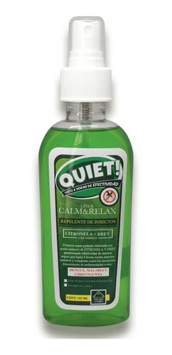 Imagen 1 de 3 de Quiet! Repelente De Mosquitos E Insectos Rastreros