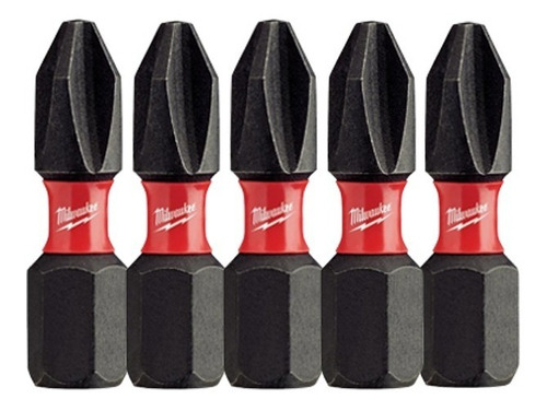 Set De 5 Puntas De Impacto Phillips Milwaukee 48 32-4601