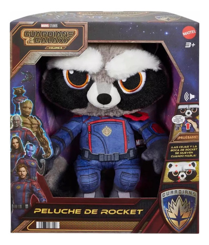 Peluche Electrónico De Rocket Guardianes De La Galaxia