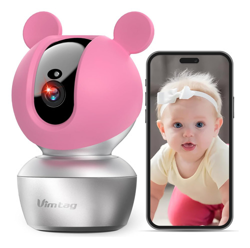 Vimtag Baby Monitor  3k/6mp Hd 360° Pan/tilt Wifi Camara Pa