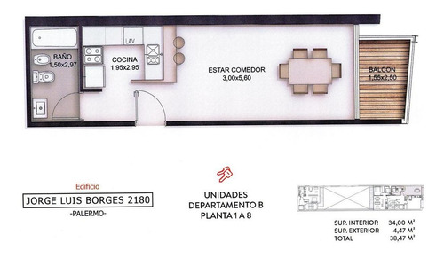 Imagen 9 de 30 de Emprendimiento Edificio En Venta En Palermo El Nuevo Borges