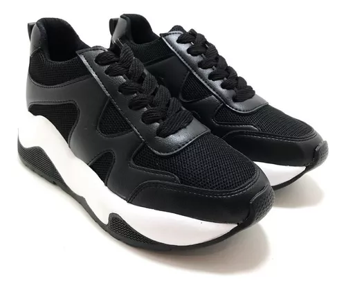 Zapatillas Mujer Sneakers Urbanas Plataforma Alta Deportiva