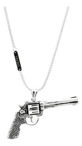 Joyas Cadena Y Dije Pistola Marca Diesel Original 