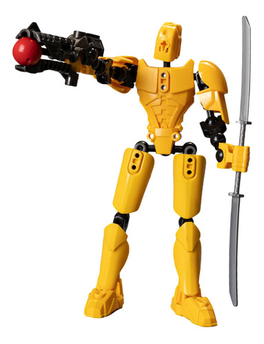 Robot Móvil Con Múltiples Articulaciones, Figura Amarillo