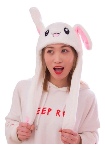 Gorro De Conejo Con Orejas Que Se Mueven