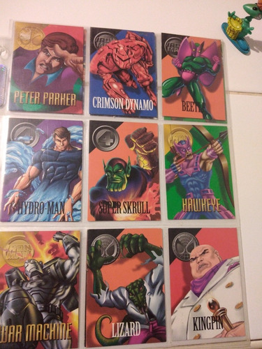 Tarjetas De Colección Marvel Vision 1996 Por Pieza (Usado)