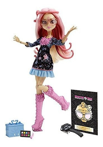 Monster High Sustos, Camara, Accion! Viperine Gorgon Doll 