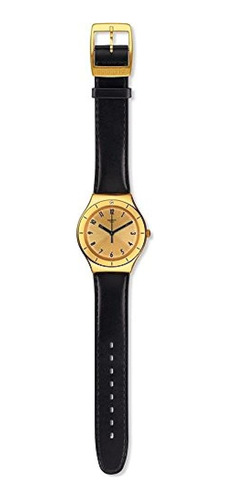 Reloj De Moda De Cuarzo Suizo Swatch Coraggiosa Ygg105 Gold 