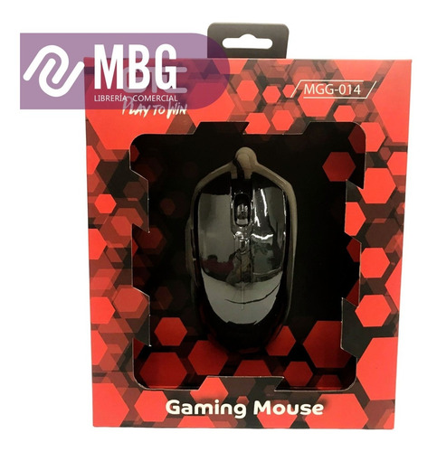 Imagen 2 de 6 de Mouse Gamer Gtc Mgg-014 6 Botones Usb Luces Led 2400 Dpi