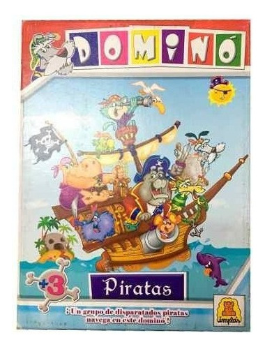 Domino Implas Piratas Infantil 28 Fichas Dominoes